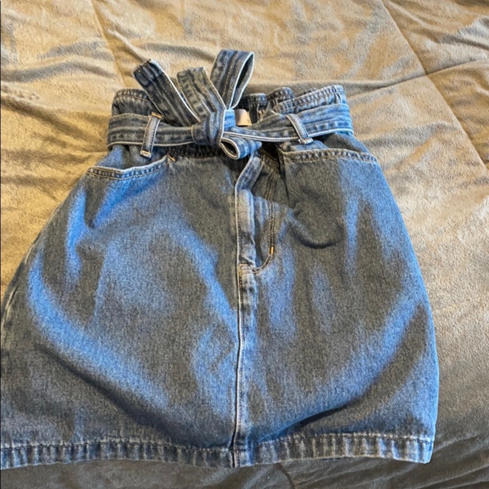Hollister denim skirt
